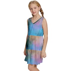 Kids  Sleeveless Tiered Mini Dress 