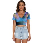 Smokescreen V-Neck Crop Top