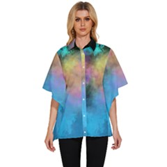 Women s Batwing Button Up Shirt 