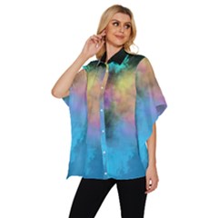 Women s Batwing Button Up Shirt 