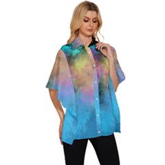 Women s Batwing Button Up Shirt 