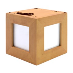 Wood Photo Frame Cube 