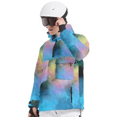 Men s Pullover Zip Ski and Snowboard Waterproof Breathable Jacket 