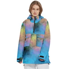 Women s Pullover Zip Ski and Snowboard Waterproof Breathable Jacket 