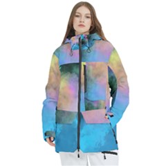 Women s Multi Pockets Zip Ski and Snowboard Waterproof Breathable Jacket 