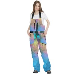 Women s Front Zip Ski And Snowboard Bib Pants 