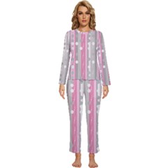 Womens  Long Sleeve Lightweight Pajamas Set 