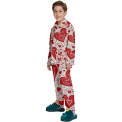 Kids  Long Sleeve Velvet Pajamas Set 