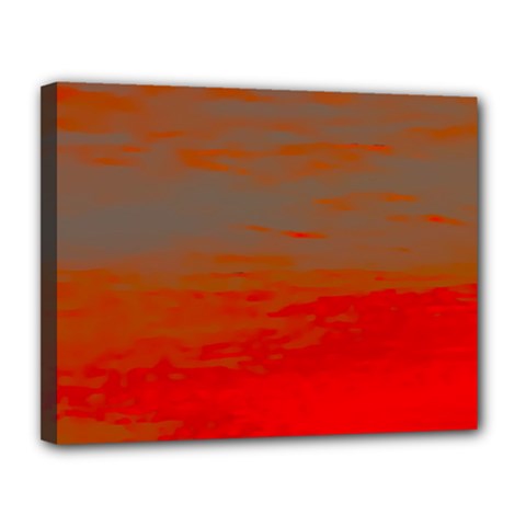 Crimson Skys Canvas 14  x 11  (Stretched) from ArtsNow.com