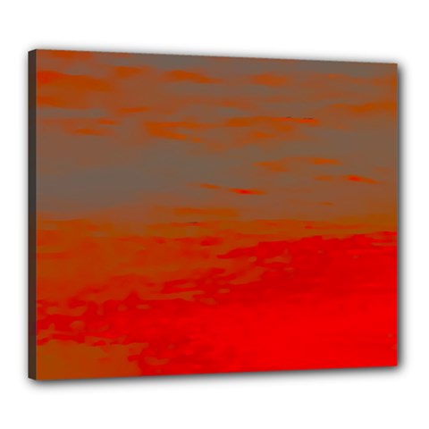 Crimson Skys Canvas 24  x 20  (Stretched) from ArtsNow.com