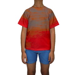 Kids  Short Sleeve Swimwear 