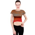 Crimson Skys Crew Neck Crop Top