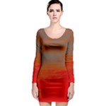 Crimson Skys Long Sleeve Bodycon Dress