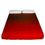 Crimson Skys Fitted Sheet (Queen Size)