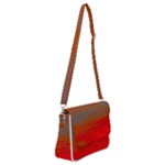 Crimson Skys Shoulder Bag with Back Zipper