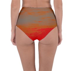 Reversible High-Waist Bikini Bottoms 