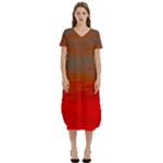 Crimson Skys T-Shirt Midi Dress With Pockets