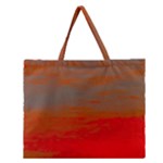 Crimson Skys Zipper Large Tote Bag