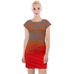 Crimson Skys Cap Sleeve Bodycon Dress