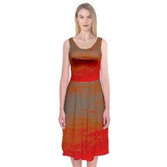 Crimson Skys Midi Sleeveless Dress from ArtsNow.com