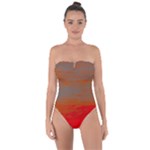 Crimson Skys Tie Back One Piece Swimsuit