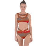 Crimson Skys Bandaged Up Bikini Set 