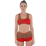 Crimson Skys Racerback Boyleg Bikini Set