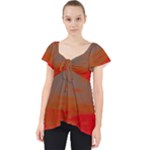 Crimson Skys Lace Front Dolly Top