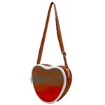 Crimson Skys Heart Shoulder Bag