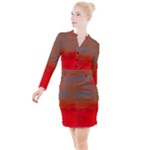 Crimson Skys Button Long Sleeve Dress