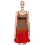 Crimson Skys Spaghetti Strap Velvet Dress