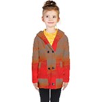 Crimson Skys Kids  Double Breasted Button Coat