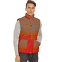 Men s High Neck Button Up Puffer Vest 