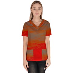 Women s V-Neck Scrub Top 