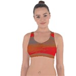 Crimson Skys Cross String Back Sports Bra