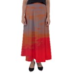 Crimson Skys Flared Maxi Skirt