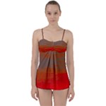 Crimson Skys Babydoll Tankini Set