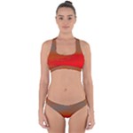 Crimson Skys Cross Back Hipster Bikini Set