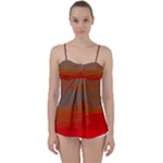 Crimson Skys Babydoll Tankini Top