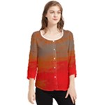 Crimson Skys Chiffon Quarter Sleeve Blouse