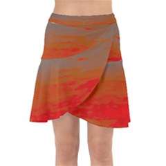 Wrap Front Skirt 