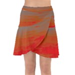 Crimson Skys Wrap Front Skirt