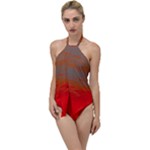 Crimson Skys Go with the Flow One Piece Swimsuit