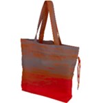 Crimson Skys Drawstring Tote Bag