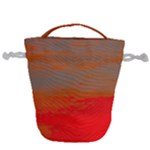 Crimson Skys Drawstring Bucket Bag