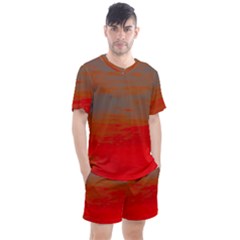 Men s Mesh T-Shirt and Shorts Set 