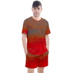 Crimson Skys Men s Mesh T-Shirt and Shorts Set