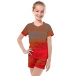 Crimson Skys Kids  Mesh T-Shirt and Shorts Set