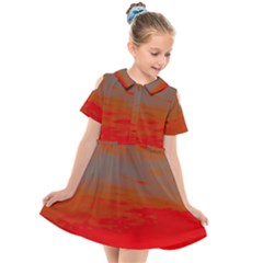 Kids  Short Sleeve Shirt Dress 