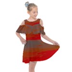 Crimson Skys Kids  Shoulder Cutout Chiffon Dress